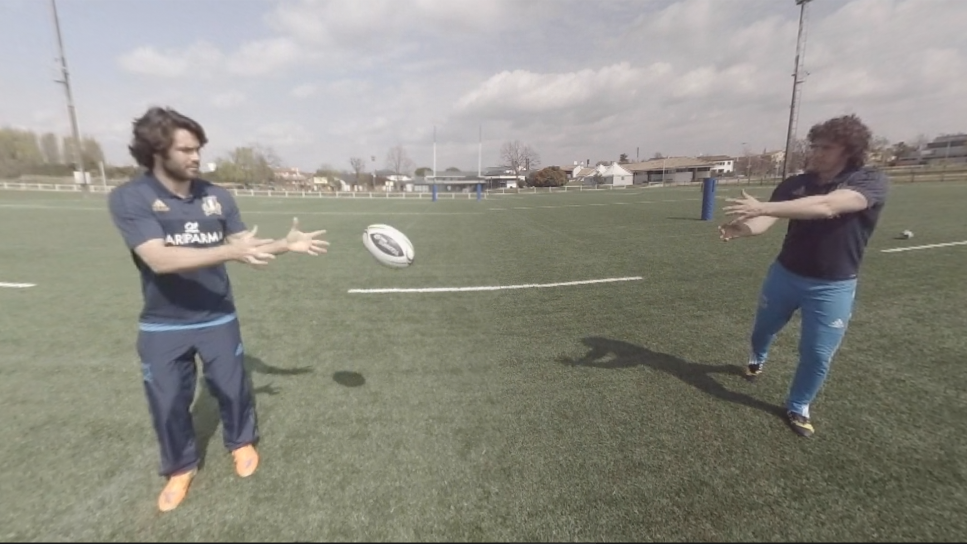 Rugby passaggio Video VR